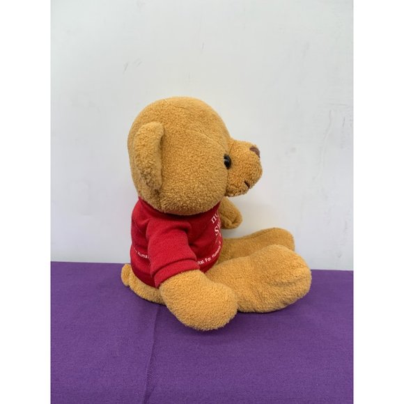 Habitat for Humanity Home Sweet Home 10 Inch Brown Bear Brown Eyes Plastic Beanb - Picture 5 of 9